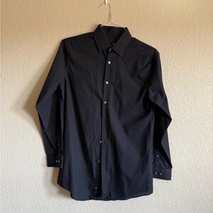 Men's Black(1) and Gray (1) Dress Shirt (2 Shirts Total)